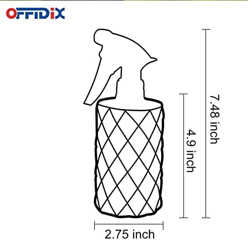 OFFIDIX Glass Spray Bottle，Pressure Plant Mister Handheld Spray Bottle for Outdoor Indoor Plants and Cleaning Work - Image 3