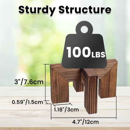 Vigordream Plant Stand, Wood Plant Holder - Image 3