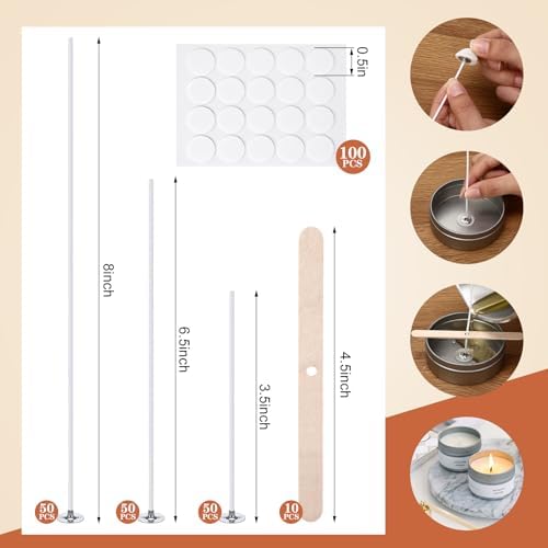 Romooa Soy Wax Candle Making Kit Natural Soy Wax DIY Crafts - Image 3
