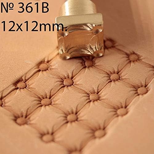 DandS ltd Leather Stamp Tool, Sofa, Professional Steel Craft Tool for Leatherworking, Embossing, Carving & Stamping Leather Projects, Belts Wallets & DIY Projects Compatible with Mallet #361B