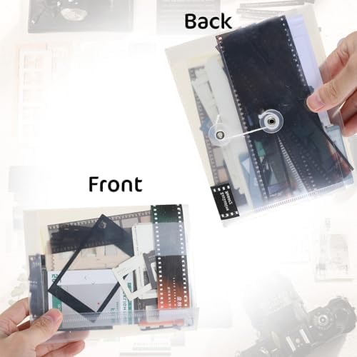94Pcs Vintage Photo Themed Scrapbooking Kits, Movie Film Scrapbook Kit for Film Stickers and Journaling Supplies , Waterproof Album Tape Stickers for Journal Collage, Planner, DIY Craft Collage Album - Image 4
