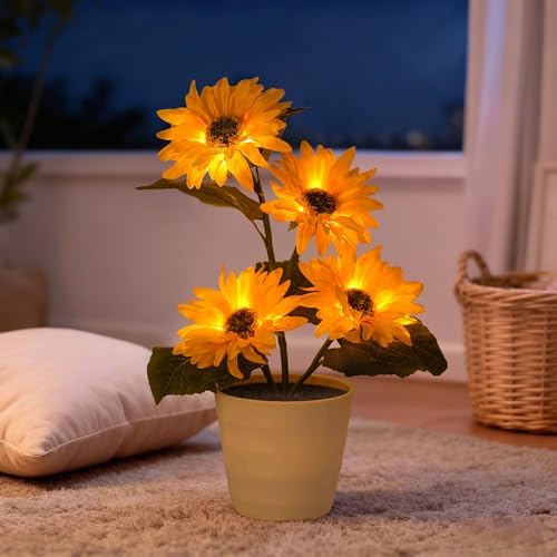 Sunflower Lamp Decor Gifts for Women Birthday Christmas - Image 5