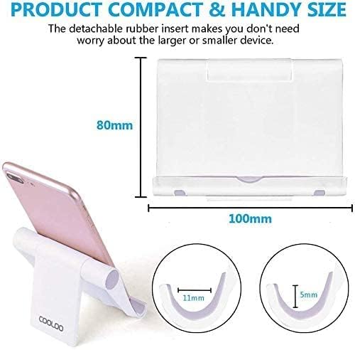 COOLOO Cell Phone Stand Multi-Angle,【2 Pack】 Tablet Stand Universal Smartphones for Holder Tablets(6-11"), e-Reader, Compatible Phone XS/XR/8/8 Plus/7/7 Plus, S8/S7/Note 8, Air, Mini,