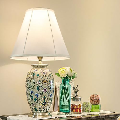 GO&SO White Bell Lamp Shade, Medium, 6"Top x 13"Bottom x 9.8"High - Image 7