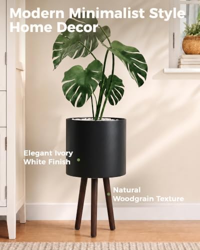 Bamworld Single Plant Holder for Indoor Plants Metal Planter Stand 10.5in - Image 4