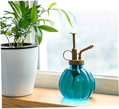 Mini Plant Mister Vintage Style Decorative Water Spray Bottle with Top Pump Small Watering Can for Indoor Potted Plants 1Pc Blue,Vintage Glass Plant Atomizer - Image 7