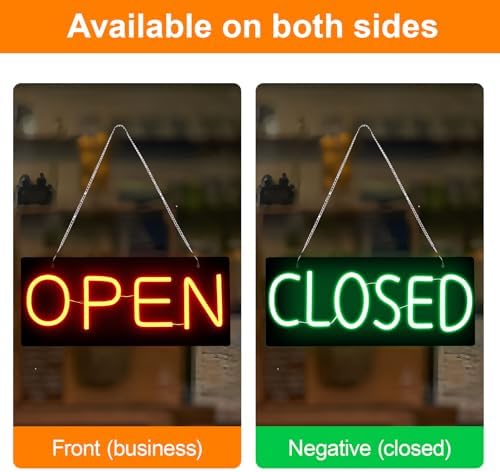 Led Open Signs for Business, Open and Close Double sided Witching - Image 6