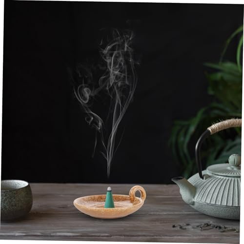Ceramic Incense Holder Minimalist Stand for Aromatherapy Meditation and Spiritual Practices Diameter Height Decorative Design for Home Fragrance - Image 5