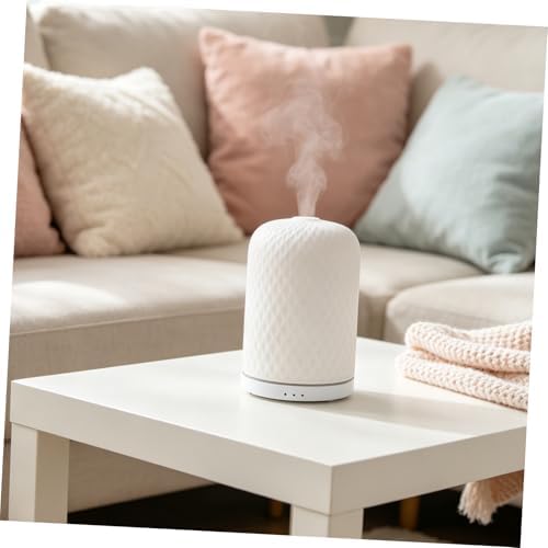 Cabilock Ceramic Essential Oil Diffuser for Home with Continuous Diffusion and Color Changing LED Lights Minimalist Silhouette Aroma Diffuser Suitable for Yoga and Home Décor - Image 7