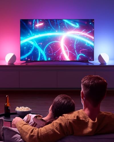 Hifree Touch Lamp, Multicolor Night Light for Kids, Small LED Table Lamp for Bedroom, Dimmable Bedside Lamp with Warm & White Light - Image 3