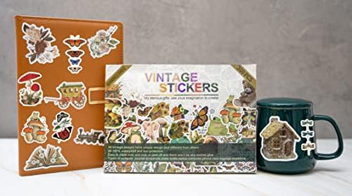 300 PCS Vintage Stickers, Aesthetic Waterproof Vinyl Stickers for Scrapbook Journaling Planners and Journals, Cottagecore Retro Sticker Pack for Water Bottles Laptop, Scrapbooking Supplies for Adults - Image 2