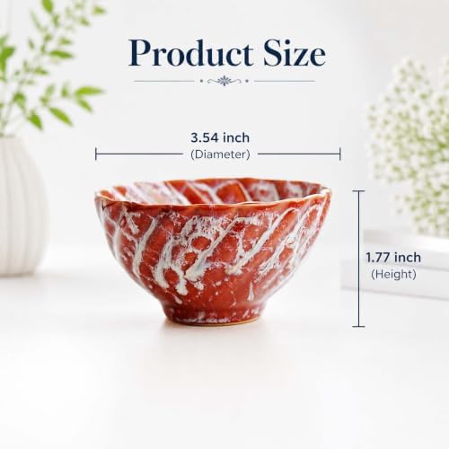 Orange Glazed Ceramic Ring Holder Jewelry Dish Tray Small Trinket Tray - Image 5