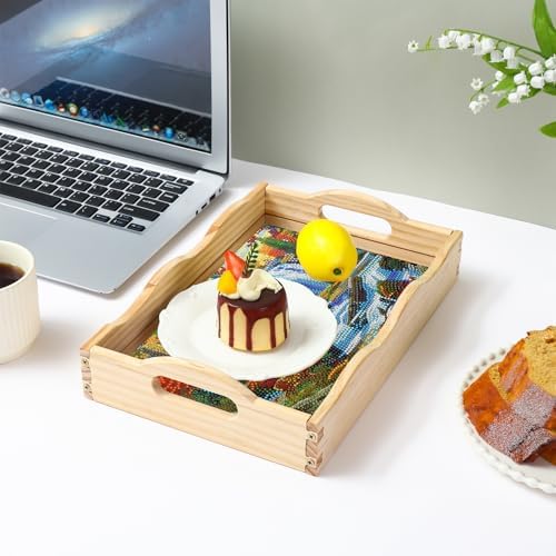 EWJRNSF Diamond Art Kits for Adults Wooden Serving Trays with Handles - Image 7