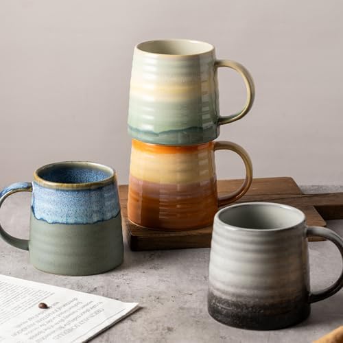 15.5oz Large Heavyweight Ceramic Mug, Reactive (Dusty Green) - Image 6