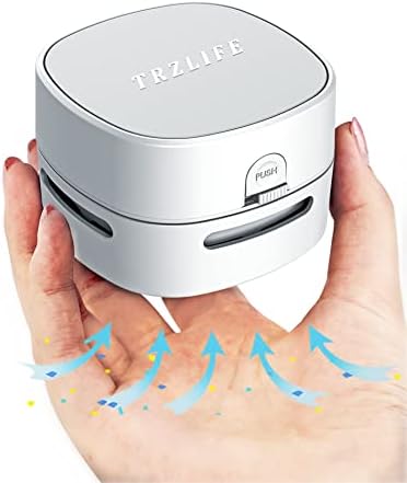 TRZLIFE Desk Vacuum Cleaner, Office & Home Desktop Cleaner, Ideal Gift by Deskvacuum