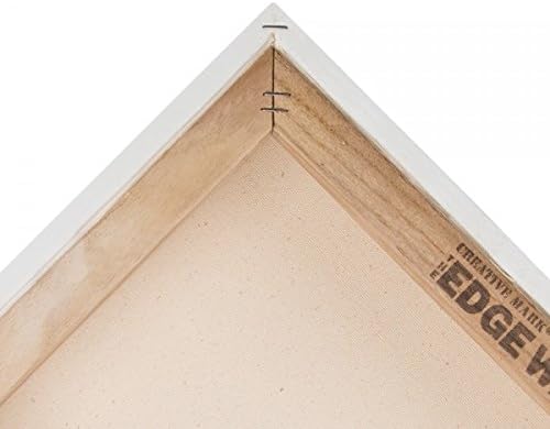 Creative Mark The Edge Deluxe Cotton 1-1/2" Deep Stretched Canvas for Painting, 6x42 Pack of 3, 14oz. Primed Weight, Universal Archival Priming, Medium Tooth, Hand-Stretched Canvas for Painters