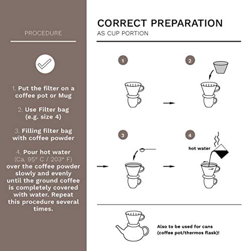 Creano XXL Porcelain Coffee Dripper Green - Ceramic Cone Brewer - Pour Over Coffee Maker - Filter Size 4 - huge and heavy quality 800gr/28oz - 6 Colours availeble - Image 4