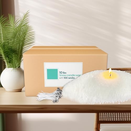 10 lb Pearl Wax Sand DIY Set with 100 Wicks, Reusable, Continuous Burning, Unscented Candle Powder, Designed for Handmade Candles, Wedding Celebrations and Party Decorations - Image 7