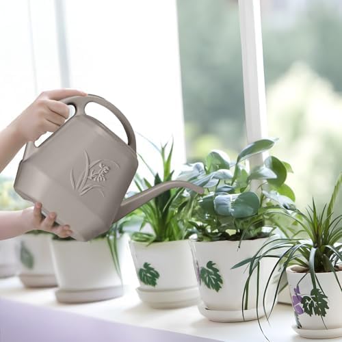 Plant Watering Can Small -1/2 Gallon-Coffee Color - Image 6