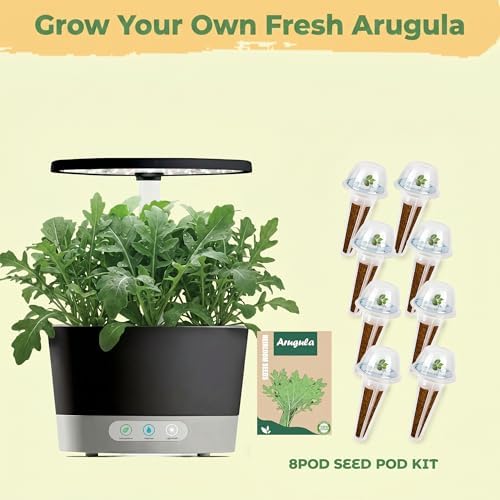 8-Pod Arugula Seed Pod Kit for Aerogarden, Includes Arugula Seeds - Universal Hydroponic Pods Indoor Gardening Supplies (8-Pod) - Image 3