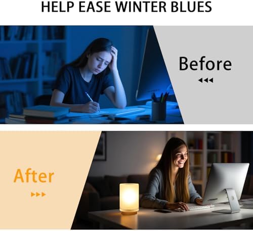 Cordless Table Lamp with Timer, Bedside Lamps with LED Warm Light - Image 5