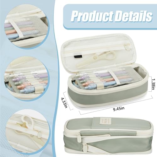Jutom 39 Pcs Aesthetic Book Annotation Kit,Green,Cute Style - Image 4