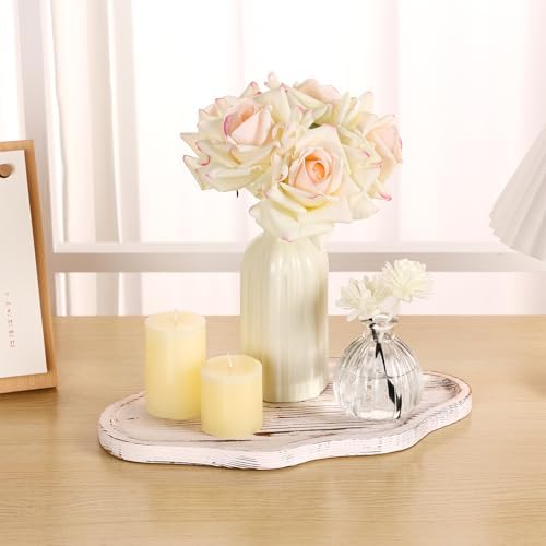 Small Decorative Tray Wood Decorative Serving Tray for Candles Perfume, Cloud Wooden Jewelry Tray Trinket Dish, Wooden Trays for Coffee Table Home Decor - Image 3