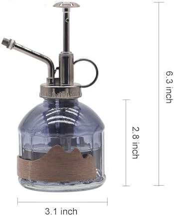OFFIDIX Plant Mister Spray Bottle Vintage Glass Fine Mist Spritzer 6.7OZ - Image 2