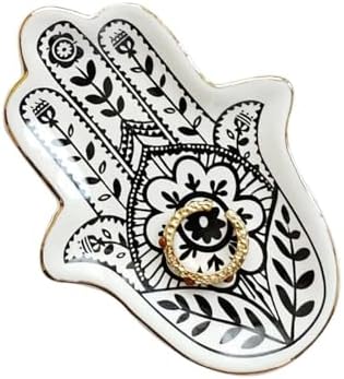Hamsa Hand Jewelry Dish, Ring Dish Trinket Tray Ring Holder(Hand) by GISK