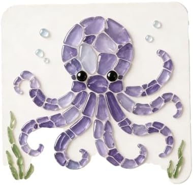 LWLQCZJ Sea Glass Art Kit - DIY Fun Craft Kit for Adults, Beginner Friendly (Octopus) by Unknown