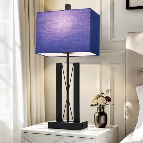 Lolikit 25" Table Lamps for Living Room Set of 2, Bedside Lamps for Bedroom - Image 5
