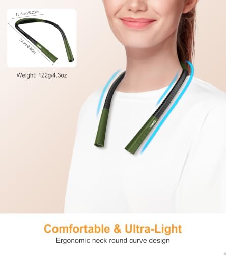 Gritin Book Light, Eye Caring 4-Color&5-Brightness Neck Light Reading Light - Image 5