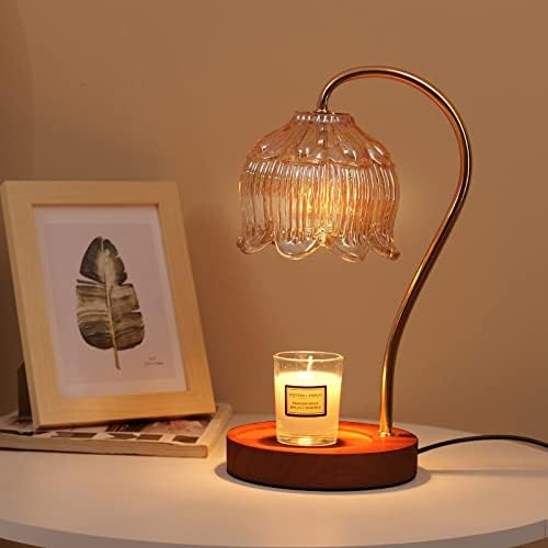 GEEZO Fragrance Candle Warmer Lamp，Electric Candle Warmer with Timer & Dimmer，Mom Christmas Birthday Gifts for Women, House Warming Gifts New Home Bedroom Decor by GEEZO
