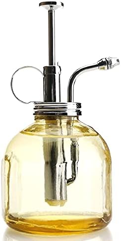 Plant Mister- Glass Bottle (Amber Color) & Brass Sprayer (Chrome Color) - Image 3
