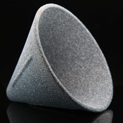 Ceramic Stone Material One-piece Baked Non-porous Tea Strainer - Loose Tea Straining Stepper - Coffee Precision Filter - Good Companion for Teapots (L) - Image 2