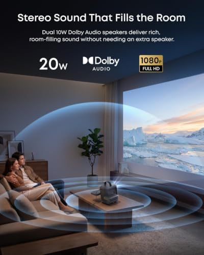 soundcore Nebula P1i Portable Projector with Flippable Speaker - Image 4