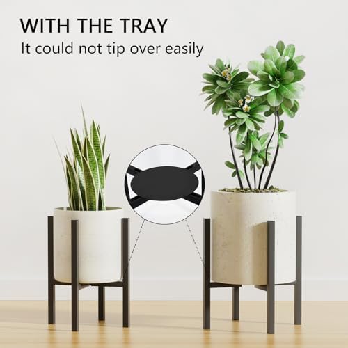 Linpla 2-Pack Adjustable Metal Plant Stands Indoor and Outdoor - Image 5