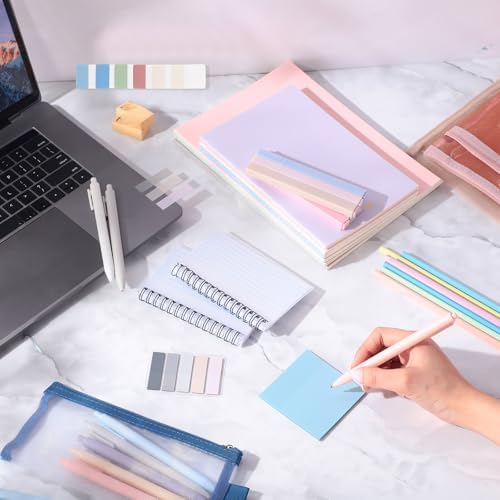 Colarr 54 Pcs Aesthetic College School Supplies Back to School Set,Macaron - Image 5