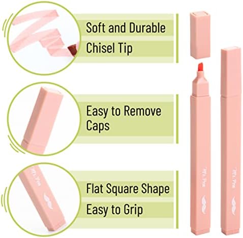 Mr. Pen- Aesthetic Highlighters No Bleed, 8 Pack, Boho Colors, Chisel Tip | Cute Highlighters Assorted Colors for Journaling, Highlighting, Underlining, Fast Dry, Back to School Supplies - Image 3