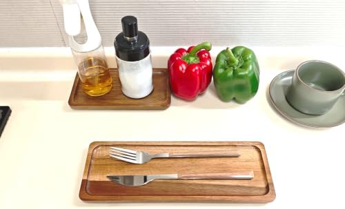 Small Wooden Narrow Tray (11.3 x 4.1 inch) Serving Tray - Image 5