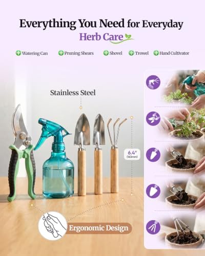 10-Herb Indoor Garden Kit, Complete Kitchen Herb Starter Set - Image 6