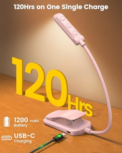 Glocusent 13 LED Book Lights for Reading at Night, Gifts for Book Lovers - Image 5
