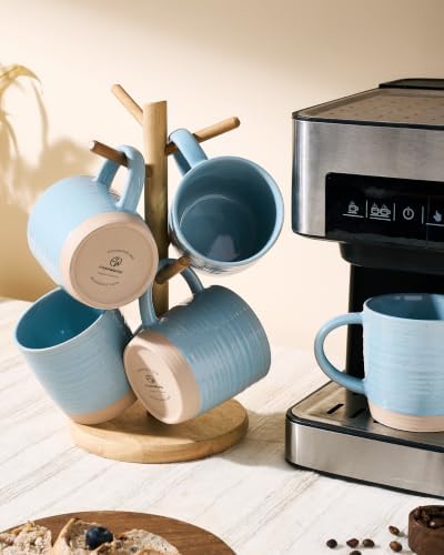 famiware Coffee Mugs Set of 6, 13 oz Mug Set, Ceramic Cup Set with Handle - Image 6