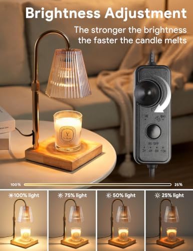 Candle Warmer Lamp Gold, Home Decor, Brithday Gifts for Women Mom - Image 2