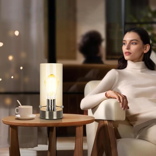 Bedside Nightstand Lamp for Bedroom Living Room, Modern Desk Lamp - Image 3