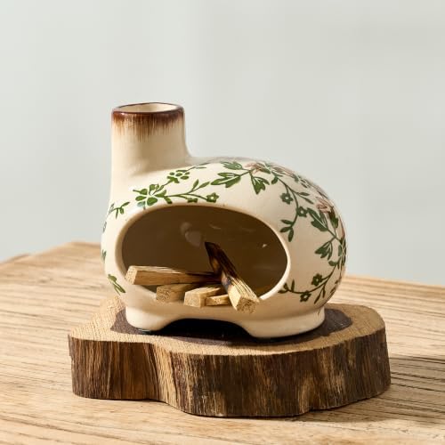 Handmade Ceramic Incense Holder,Palo Santo Holder for Burning,Sage Burner by SIDUCAL