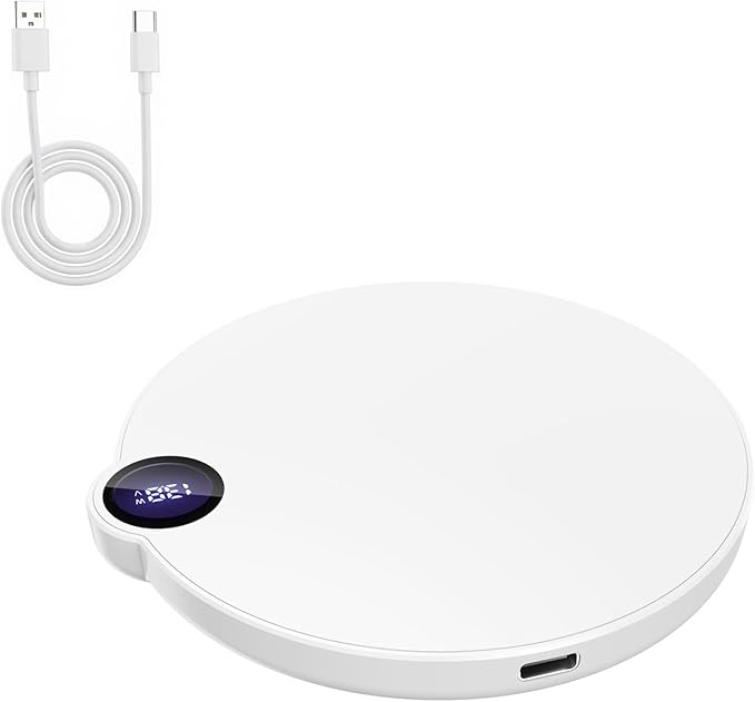 Wireless Charger for iPhone 17 16 15 14 13 12 Air Pro Plus Max/11/X/8 Series, 15W Max Wireless Fast Charging Pad for Samsung Galaxy S24/S23/S22/S21/S20/Note 10/Note 9/Note 8/LG/Google Pixel, White