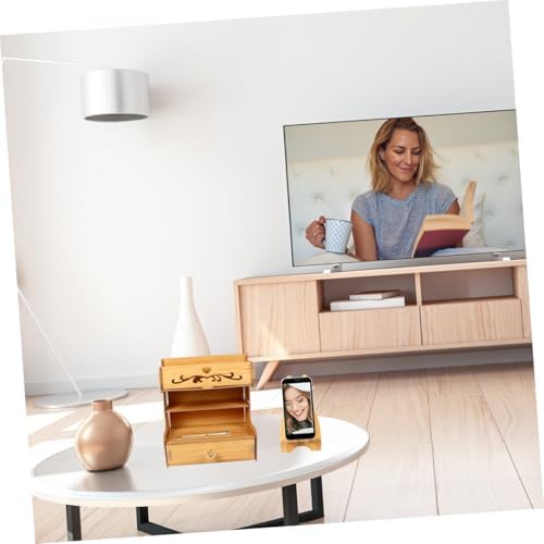 Ipetboom Wood Desk Organizer with Drawer, Large Capacity for Office Use - Image 4