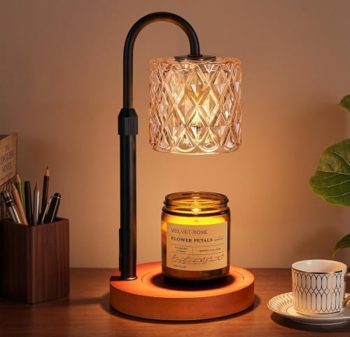 Candle Warmer Lamp with Timer, Birthday Gifts for Women, Room Decor, Amber by Innqoo