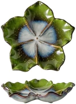 Glazed Ceramic Jewelry Plate, K by Unknown